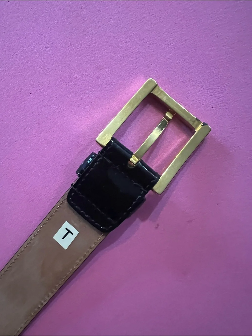 Michael Kors Black Leather Belt XS